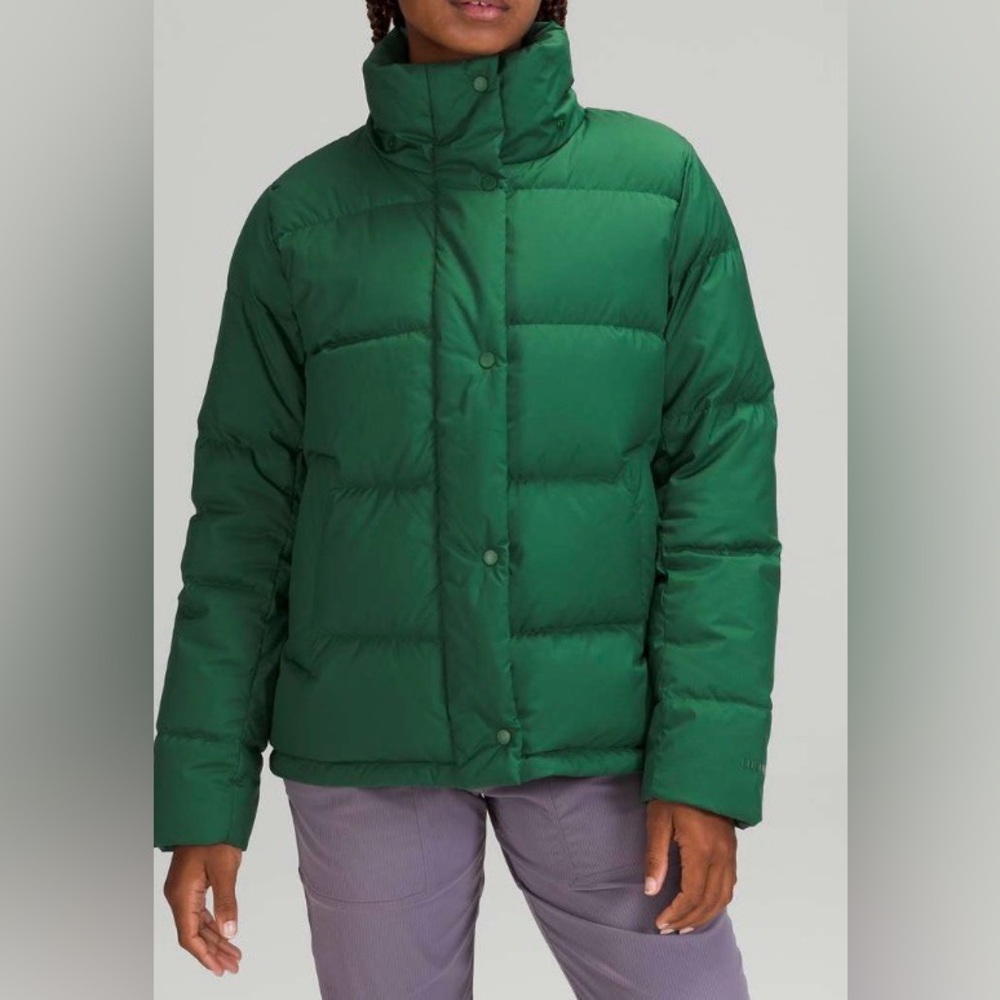 NWOT New Lululemon Wunder Puff Jacket Everglade Green